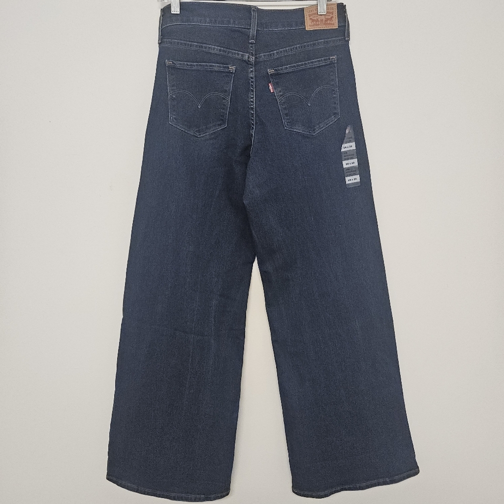 LEVIS 318 SHAPING WIDE LEG JEANS WOMEN'S SIZE 28 - Picture 2 of 6